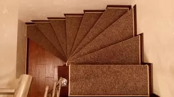 Лестница после установки ковриков на ступени фото 2